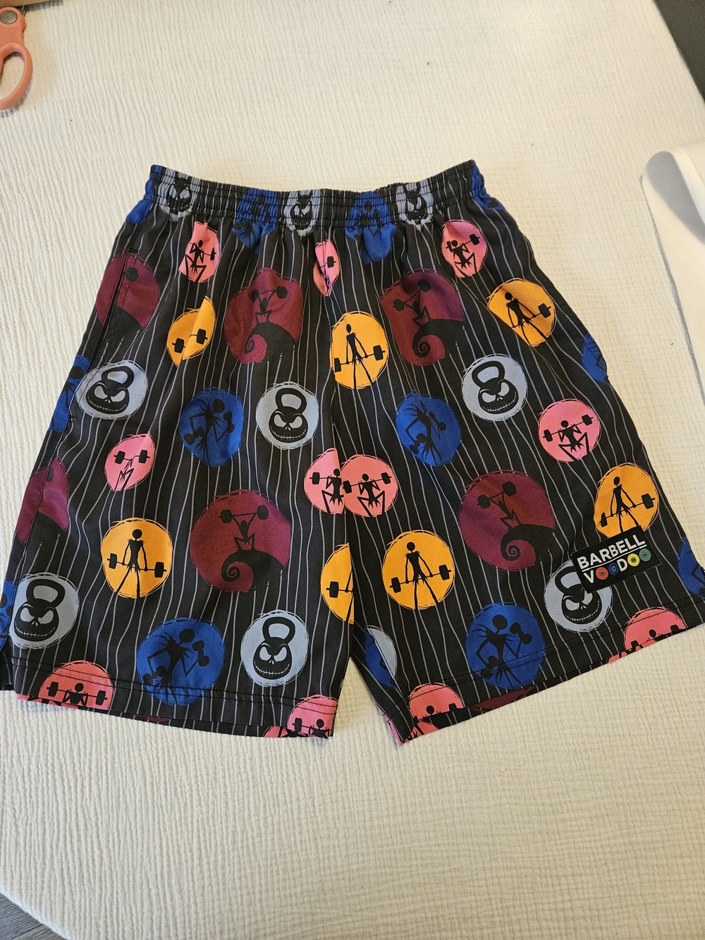 Barbell Voodoo Men's Athletic Shorts Nightmare Before Christmas